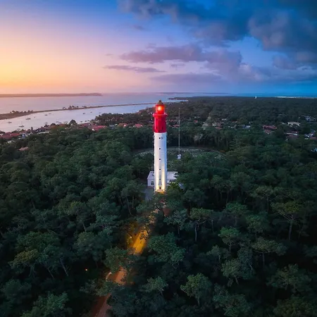 Moderne Vue Bassin Les Viviers Cap-ferret *